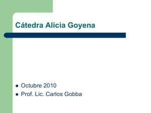 Cátedra Alicia Goyena