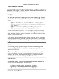 Ataques de Negación de Servicio - UNAM-CERT