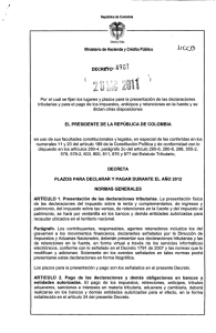 Decreto 4907 del 26 de diciembre de 2011