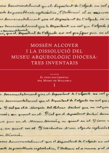 mossén alcover i la dissolució del museu arqueològic diocesà