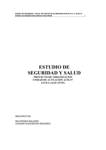 ESTUDIO DE SEGURIDAD Y SALUD