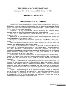 Tratado General de Paz y Amistad Centroamericana, y Adicional (al