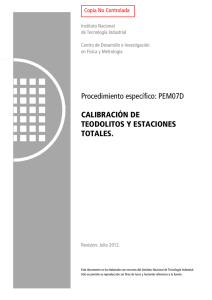 PEM07D CALIBRACIÓN DE TEODOLITOS Y ESTACIONES