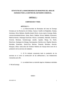 1 estatutos de la mancomunidad de municipios del area de durango