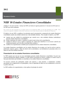 NIIF 10 Estados Financieros Consolidados