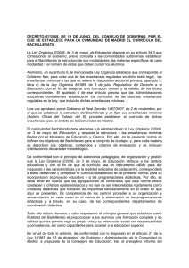 Decreto 67/2008, de 19 de junio