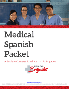 A Guide to Conversational Spanish for Brigades