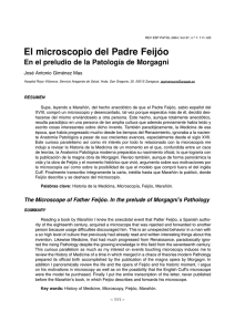 El microscopio del Padre Feijóo