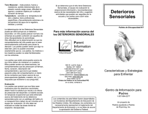 Deterioros Sensoriales - Parent Information Center