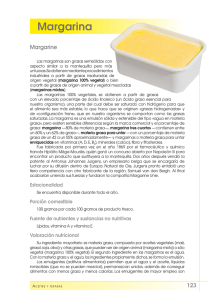 Margarina - FEN. Fundación Española de la Nutrición