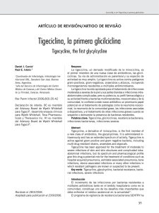Tigeciclina, la primera glicilciclina