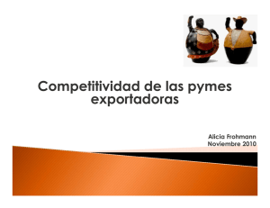 Competitividad de las pymes exportadoras