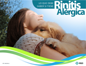 Lo que usted debe saber si tiene Rinitis Alérgica