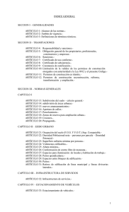 Zonificación según usos