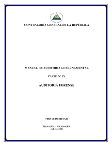 Manual de Auditoria Forense - Contraloría General de la República