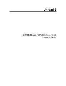 El Método ABC. Características, uso e Implementación