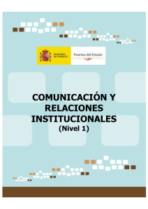 comunicación y relaciones institucionales