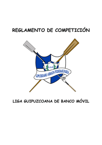 reglamento de competición - Federación Guipuzcoana de Remo