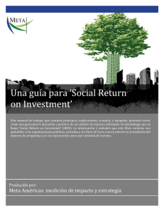 Una guía para `Social Return on Investment`