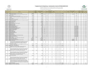 PAAAS ENERO 2016 - Hospital Regional de Alta Especialidad