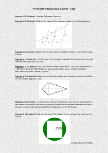 Thales and Pythagoras theorems