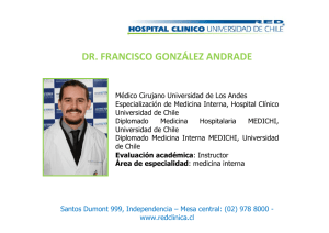 dr. francisco gonzález andrade - Hospital Clínico Universidad de Chile