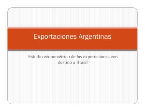 Exportaciones Argentinas: Estudio Econométrico de las