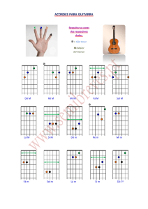 acordes para guitarra