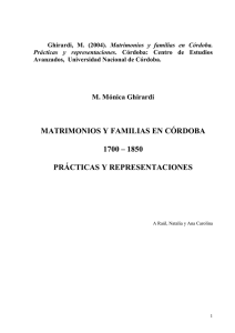 GHIRARDI MATRIMONIOS Y FAMILIAS EN CORDOBA