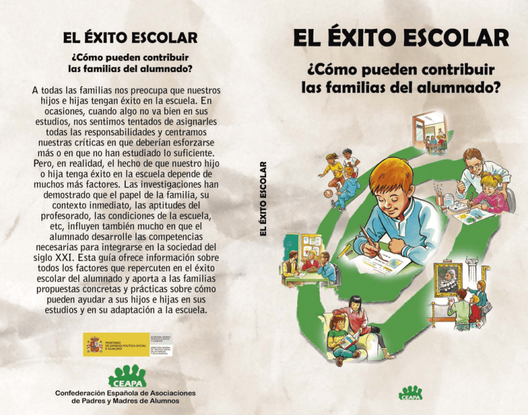 El éxito escolar Cómo pueden contribuir las