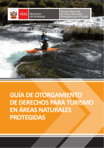 guía de otorgamiento de derechos para turismo en áreas naturales