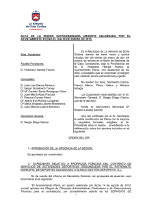 Acuerdos de 30 de enero de 2015 - Ayuntamiento de La Almunia de