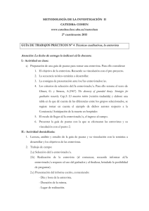 Guía TP Nº4 - Metodología de la Investigación I, II y III Cátedra Moreno