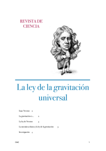 Newton, la gravedad y la mecánica clásica