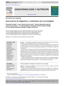 Guía práctica de diagnóstico y tratamiento de la acromegalia