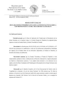 CG/Res.515 "DECLARACIONES INTERPRETATIVAS DE LAS