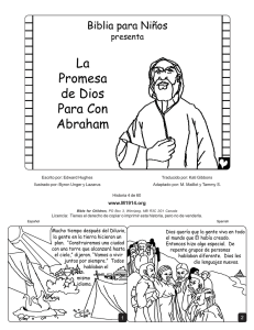 Gods Promise to Abraham Spanish CB6