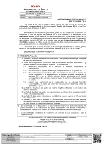 Servicio Sección ASOCIACIÓN COLECTIVO LA CALLE EXPTE. 26