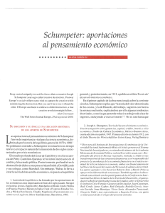Schumpeter: aportaciones al pensamiento económico