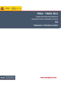 PIRLS ‐ TIMSS 2011 - Volumen I - Ministerio de Educación, Cultura