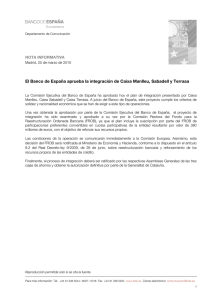 El Banco de España aprueba la integración de Caixa Manlleu