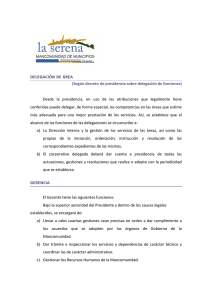 Organos Directivos - Mancomunidad de Municipios "La Serena"