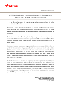 CEPSA inicia una colaboración con la Federación Insular de Lucha