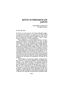 ritos funerarios en japon - Estudios de Asia y África