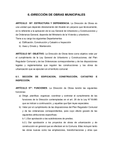 6.-DIRECCIÓN DE OBRAS MUNICIPALES