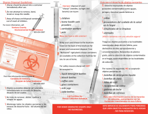 Sharps Disposal Guidelines