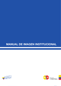 manual de imagen institucional - Ministerio de Salud Pública