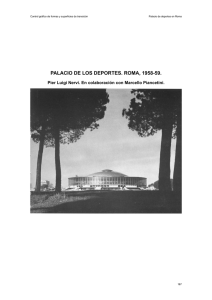 PALACIO DE LOS DEPORTES. ROMA, 1958-59.