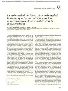 La enfermedad de Fabry. Una enfermedad huérfana que