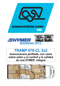 Hymer Tramp 678 CL - Autosuministros Motor